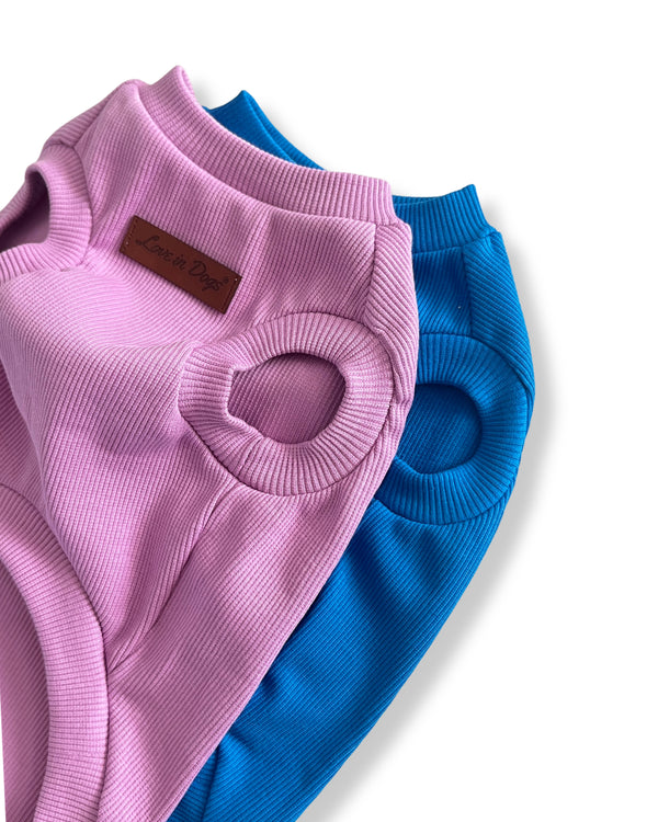 Essential Tee | Lavender Sıfır Yaka Köpek Tişörtü