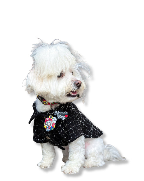 Love in Dogs – Flowy | Noir Köpek Gömleği