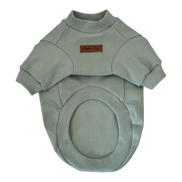Love in Dogs Sage Basic köpek tişörtü