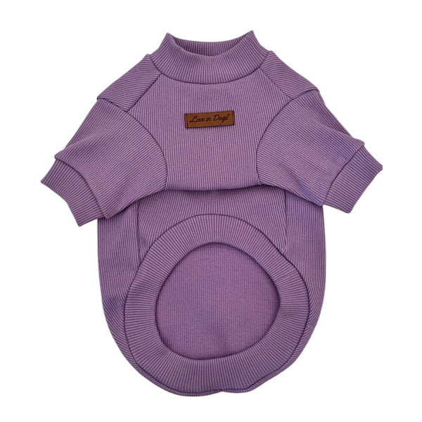 Love in Dogs Lilac Bloom Basic köpek tişörtü