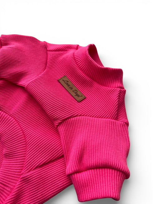Love in Dogs Rose Pink Basic köpek tişörtü