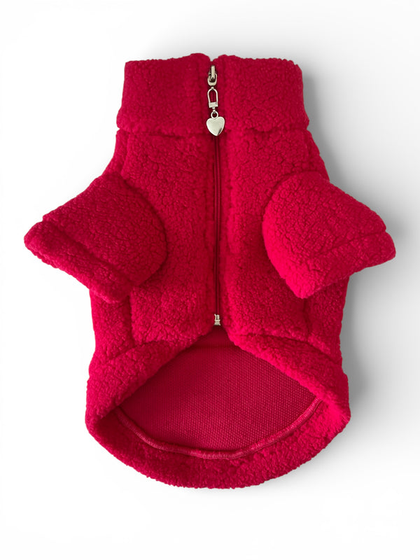 Love in Dogs Soffy Amour peluş köpek ceketi