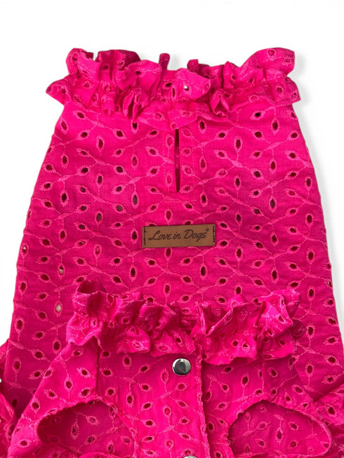 cherry-pink-kopek-gömlek-loveindogs