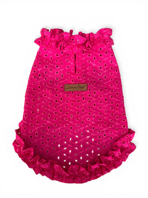 cherry-pink-kopek-gömlek-loveindogs